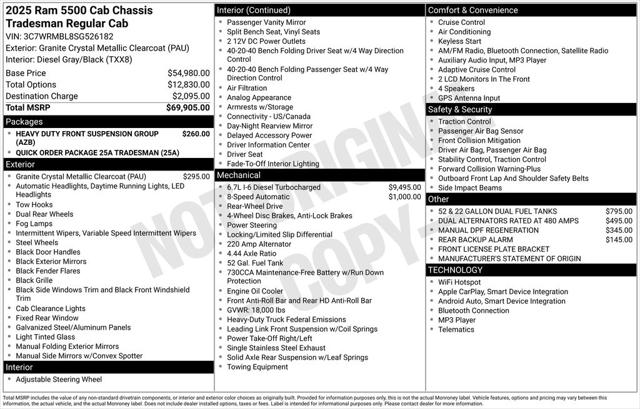 2025 Ram 5500 Tradesman/Big Horn