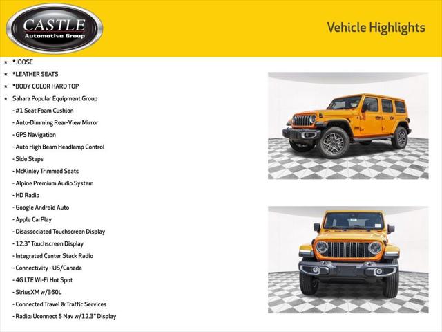 2025 Jeep Wrangler WRANGLER 4-DOOR SAHARA