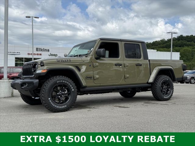 2025 Jeep Gladiator GLADIATOR WILLYS 4X4 2025 Jeep Gladiator GLADIATOR WILLYS 4X4