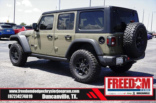 2025 Jeep Wrangler WRANGLER 4-DOOR WILLYS 2025 Jeep Wrangler WRANGLER 4-DOOR WILLYS