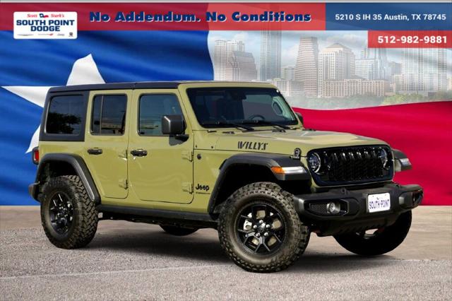 2025 Jeep Wrangler WRANGLER 4-DOOR WILLYS 2025 Jeep Wrangler WRANGLER 4-DOOR WILLYS