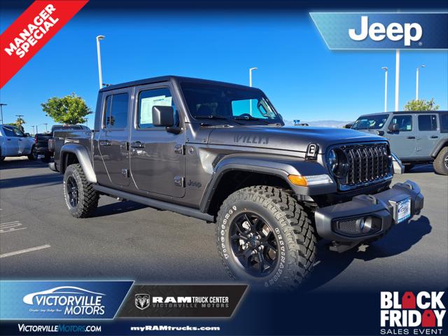 2025 Jeep Gladiator GLADIATOR WILLYS 4X4 2025 Jeep Gladiator GLADIATOR WILLYS 4X4