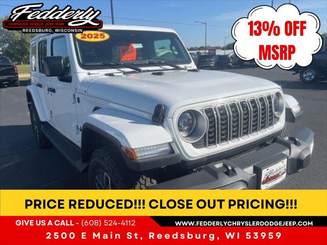 2025 Jeep Wrangler 4-Door Sahara 4x4 for sale in Reedsburg, WI