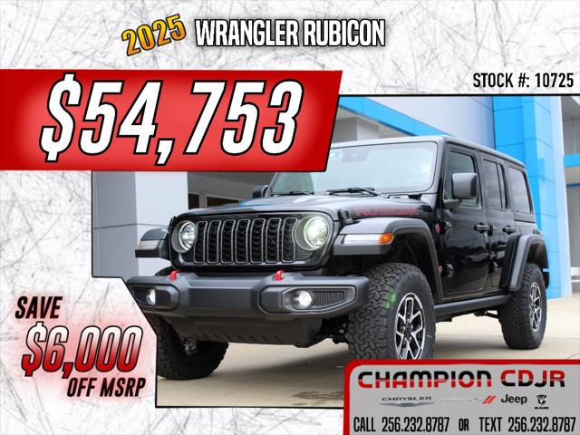 2025 Jeep Wrangler WRANGLER 4-DOOR RUBICON