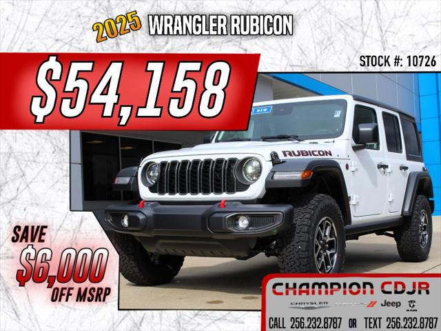 2025 Jeep Wrangler WRANGLER 4-DOOR RUBICON