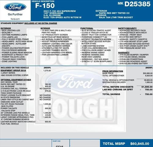 2021 Ford F-150 LARIAT