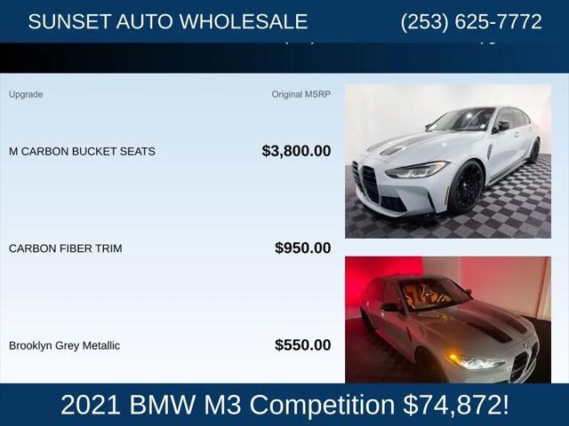 2021 BMW M3 Competition Sedan