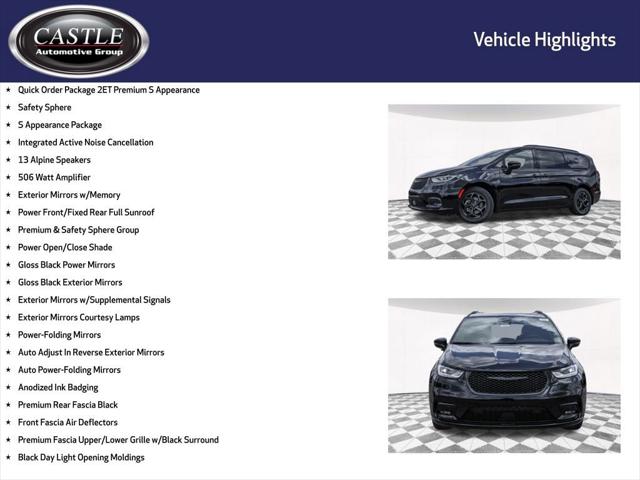 2025 Chrysler Pacifica Hybrid PACIFICA PLUG-IN HYBRID S APPEARANCE
