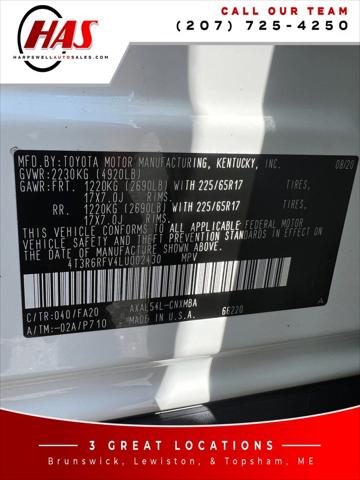 2020 Toyota RAV4 Hybrid XLE