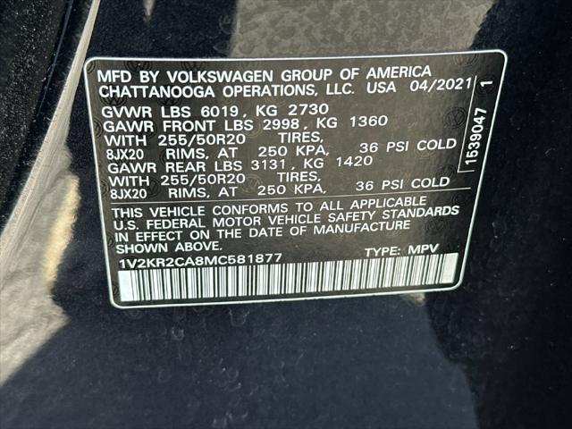 2021 Volkswagen Atlas 3.6L V6 SE w/Technology