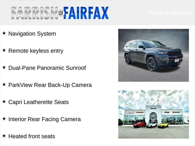 2025 Jeep Grand Cherokee L GRAND CHEROKEE L LIMITED 4X4 2025 Jeep Grand Cherokee L GRAND CHEROKEE L LIMITED 4X4