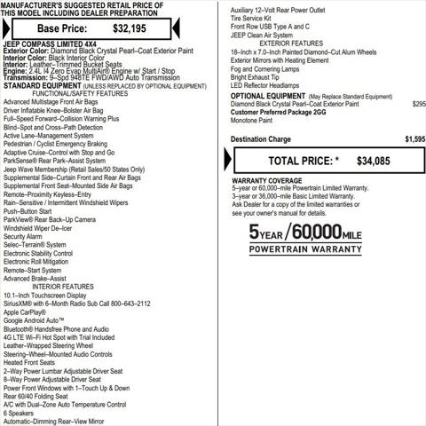 2022 Jeep Compass Limited 4x4