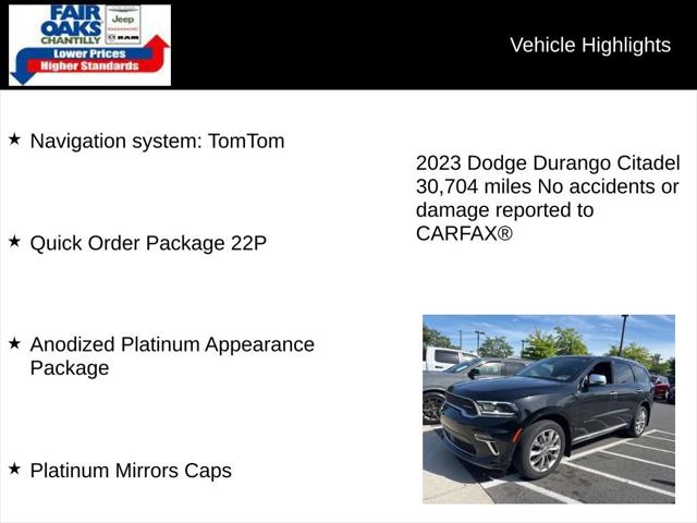 2023 Dodge Durango Citadel AWD