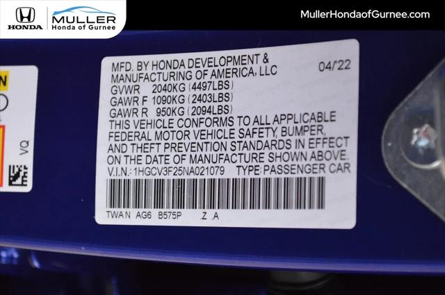 2022 Honda Accord Hybrid Sport