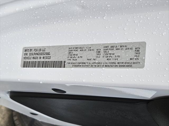 2025 Ram ProMaster Cargo Van Tradesman Low Roof 118" WB w/Pass Seat