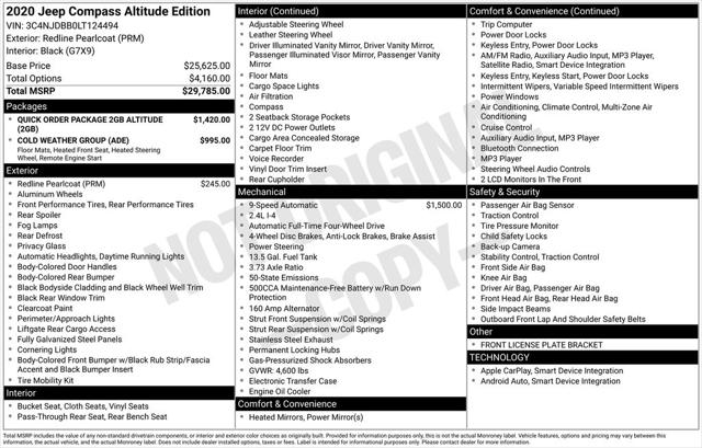 2020 Jeep Compass Altitude 4X4
