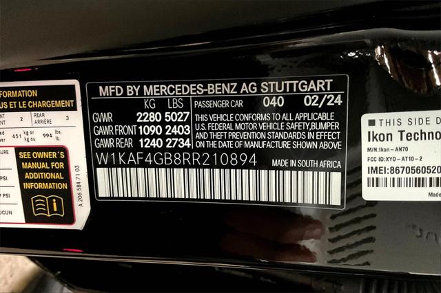 2024 Mercedes-Benz C-CLASS C 300 C 300