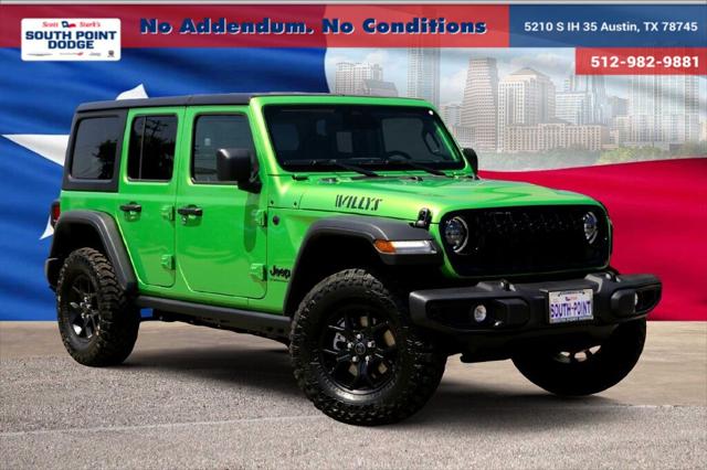 2025 Jeep Wrangler WRANGLER 4-DOOR WILLYS 2025 Jeep Wrangler WRANGLER 4-DOOR WILLYS