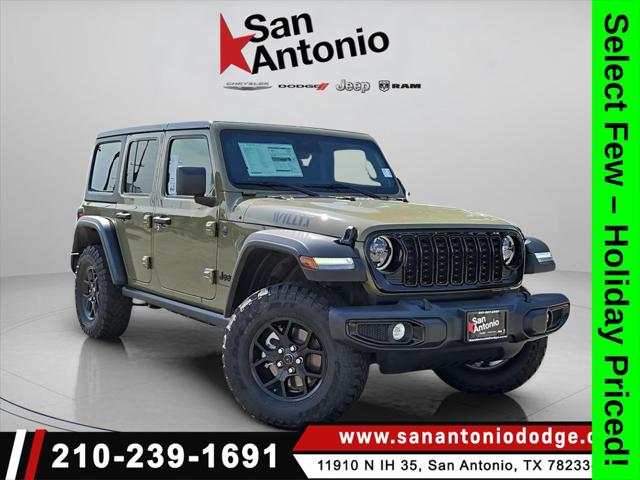 2025 Jeep Wrangler WRANGLER 4-DOOR WILLYS 2025 Jeep Wrangler WRANGLER 4-DOOR WILLYS