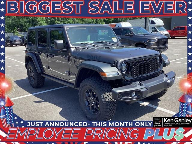2025 Jeep Wrangler WRANGLER 4-DOOR WILLYS 2025 Jeep Wrangler WRANGLER 4-DOOR WILLYS