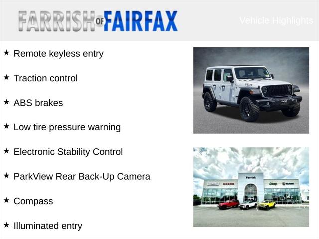 2025 Jeep Wrangler WRANGLER 4-DOOR WILLYS