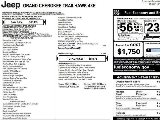 2024 Jeep Grand Cherokee 4xe Trailhawk