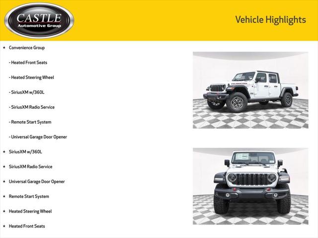 2025 Jeep Gladiator GLADIATOR RUBICON 4X4