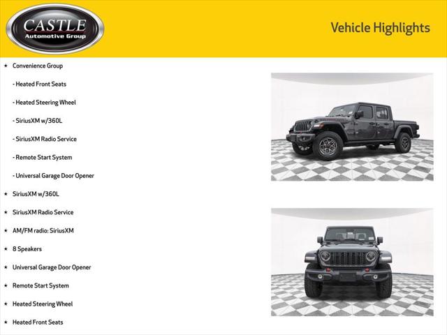 2025 Jeep Gladiator GLADIATOR RUBICON 4X4