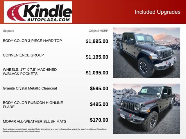 2025 Jeep Gladiator GLADIATOR RUBICON 4X4