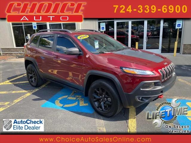 2018 Jeep Cherokee Trailhawk 4x4 for sale in Murrysville, PA