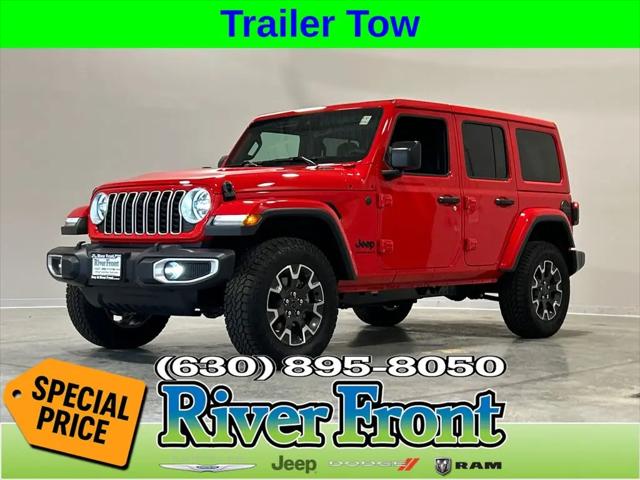 2025 Jeep Wrangler 4-Door Sahara 4x4 for sale in North Aurora, IL
