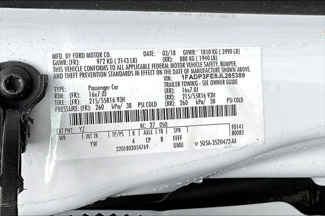 2018 Ford Focus SE