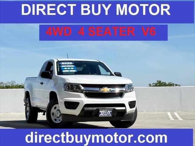 2020 Chevrolet Colorado 4WD Extended Cab Long Box WT for sale in San Jose, CA