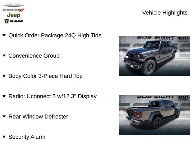 2025 Jeep Gladiator GLADIATOR HIGH TIDE 4X4 2025 Jeep Gladiator GLADIATOR HIGH TIDE 4X4