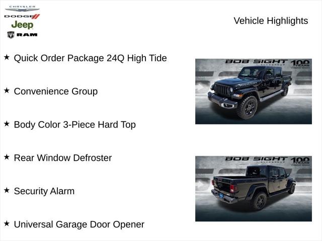 2025 Jeep Gladiator GLADIATOR HIGH TIDE 4X4 2025 Jeep Gladiator GLADIATOR HIGH TIDE 4X4