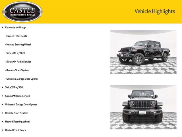 2025 Jeep Gladiator GLADIATOR RUBICON 4X4