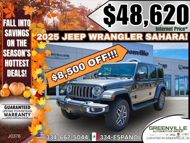 2025 Jeep Wrangler WRANGLER 4-DOOR SAHARA 2025 Jeep Wrangler WRANGLER 4-DOOR SAHARA