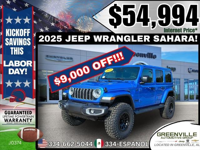 2025 Jeep Wrangler WRANGLER 4-DOOR SAHARA