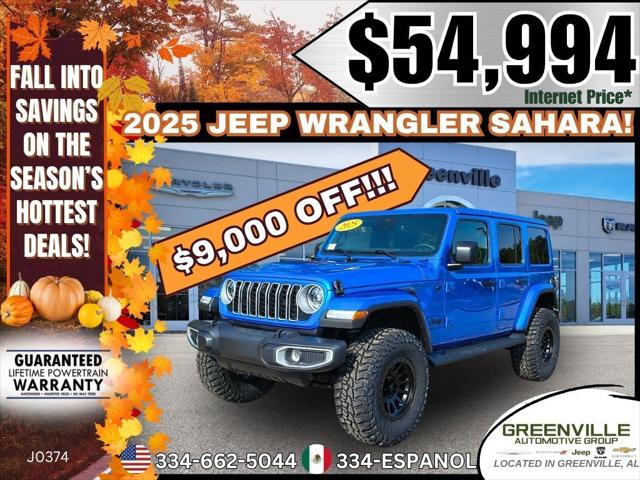 2025 Jeep Wrangler WRANGLER 4-DOOR SAHARA