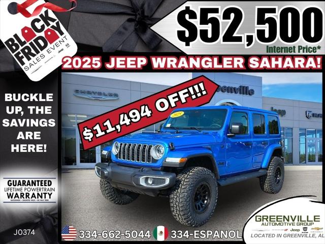 2025 Jeep Wrangler WRANGLER 4-DOOR SAHARA