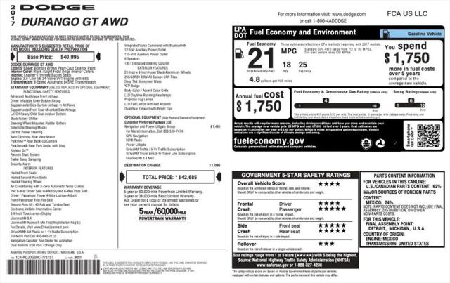 2017 Dodge Durango GT AWD