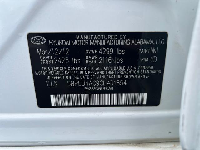 2012 Hyundai Sonata GLS