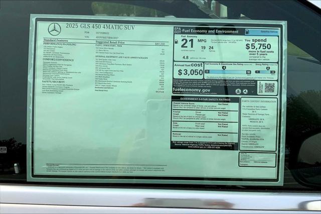 2025 Mercedes-Benz GLS GLS 450 4MATIC