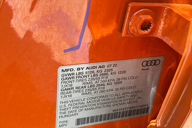2022 Audi Q3 Premium Plus 45 TFSI S line quattro Tiptronic