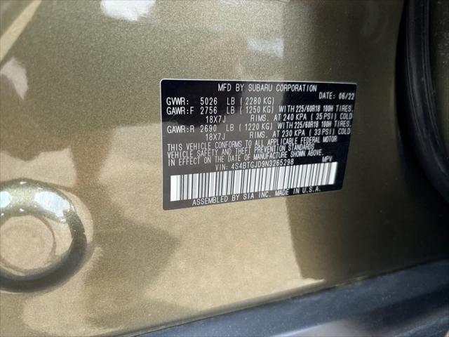 2022 Subaru Outback Onyx Edition XT