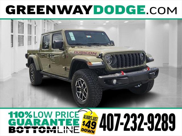 2025 Jeep Gladiator GLADIATOR RUBICON 4X4 2025 Jeep Gladiator GLADIATOR RUBICON 4X4