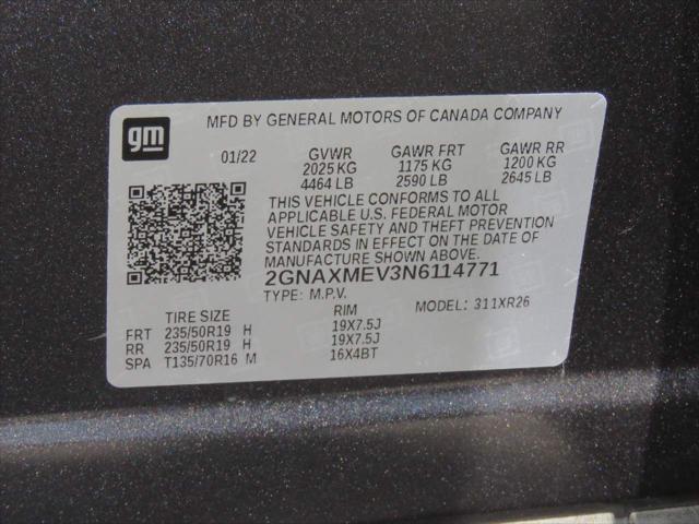 2022 Chevrolet Equinox FWD RS 2022 Chevrolet Equinox FWD RS