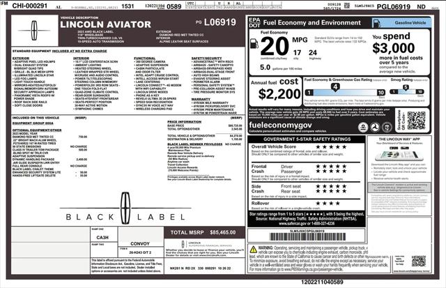 2023 Lincoln Aviator Black Label for sale in Detroit, MI