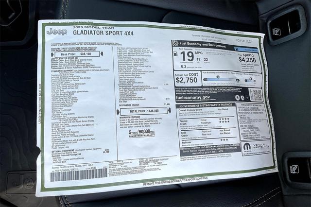 New 2025 Jeep Gladiator For Sale in Millington, TN