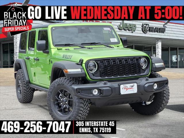 2025 Jeep Wrangler WRANGLER 4-DOOR WILLYS 2025 Jeep Wrangler WRANGLER 4-DOOR WILLYS